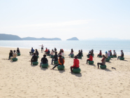 [포토뉴스] 명사십리 파도소리를 마시자