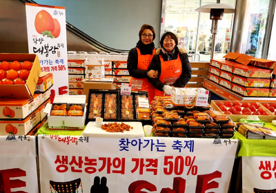 대봉감의 산실, 하동 악양대봉감마을 주목