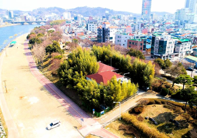 강물 흐르는 진주 남강둔치 쾌적하게 재단장