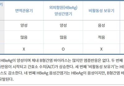 [건강정보] B형간염 조기 치료해야 간암 발생 낮아