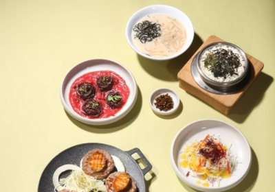 해양치유밥상…해산물・친환경 농산물의 조화